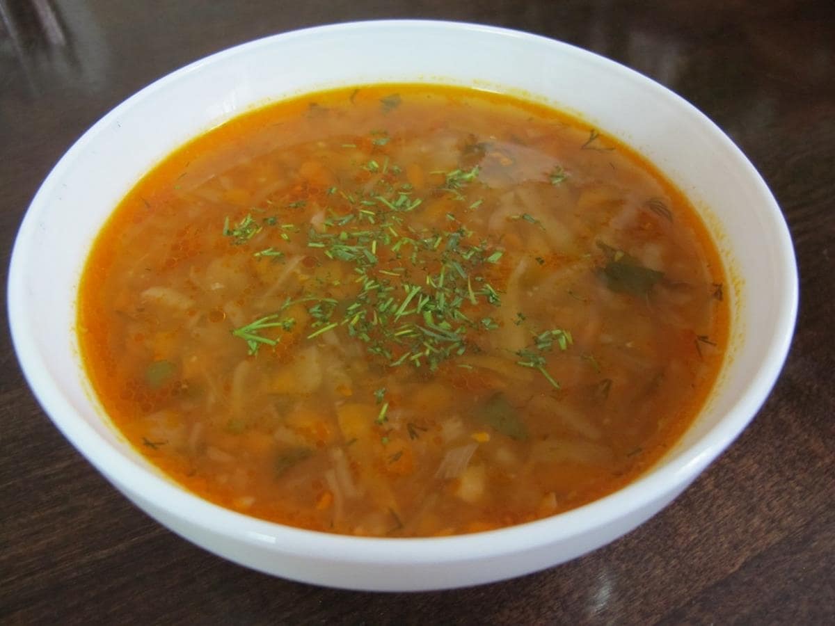 Щи с мясом